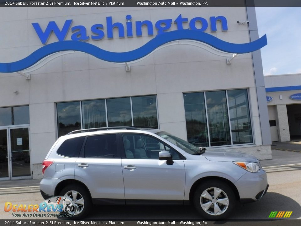 2014 Subaru Forester 2.5i Premium Ice Silver Metallic / Platinum Photo #2