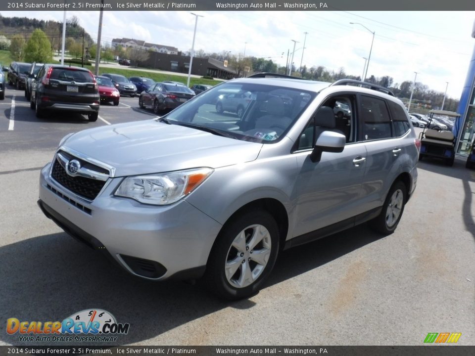 2014 Subaru Forester 2.5i Premium Ice Silver Metallic / Platinum Photo #6
