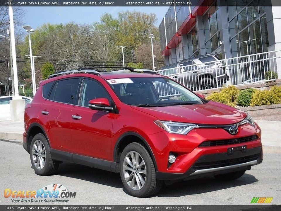 2016 Toyota RAV4 Limited AWD Barcelona Red Metallic / Black Photo #1