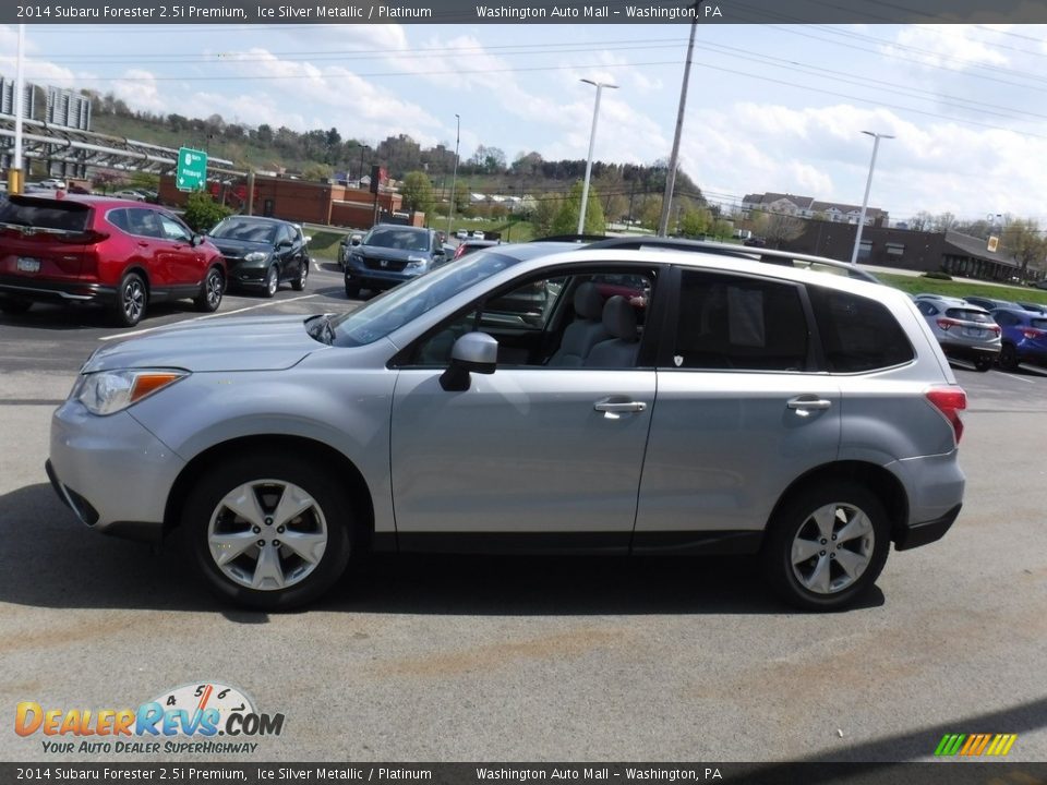 2014 Subaru Forester 2.5i Premium Ice Silver Metallic / Platinum Photo #7