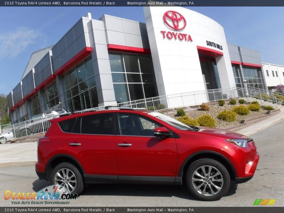 2016 Toyota RAV4 Limited AWD Barcelona Red Metallic / Black Photo #2