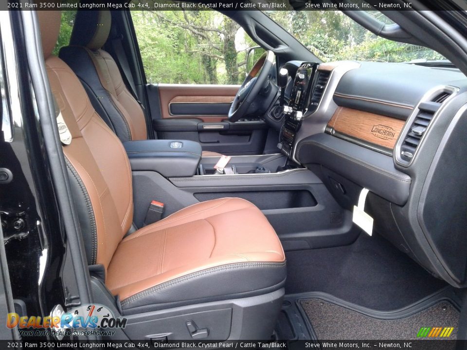 Front Seat of 2021 Ram 3500 Limited Longhorn Mega Cab 4x4 Photo #14