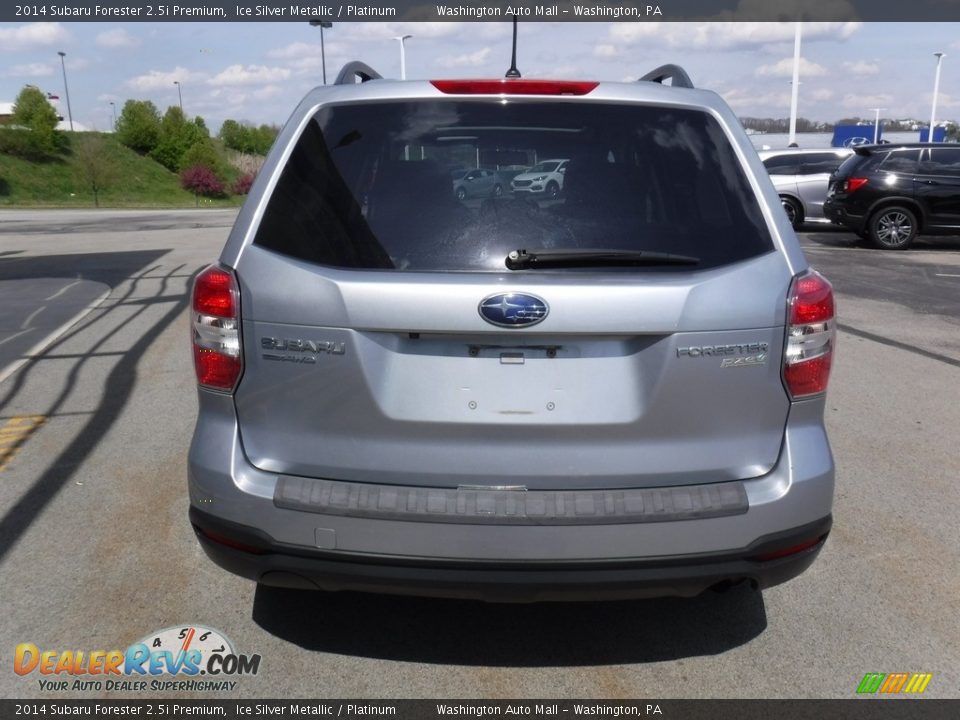 2014 Subaru Forester 2.5i Premium Ice Silver Metallic / Platinum Photo #9