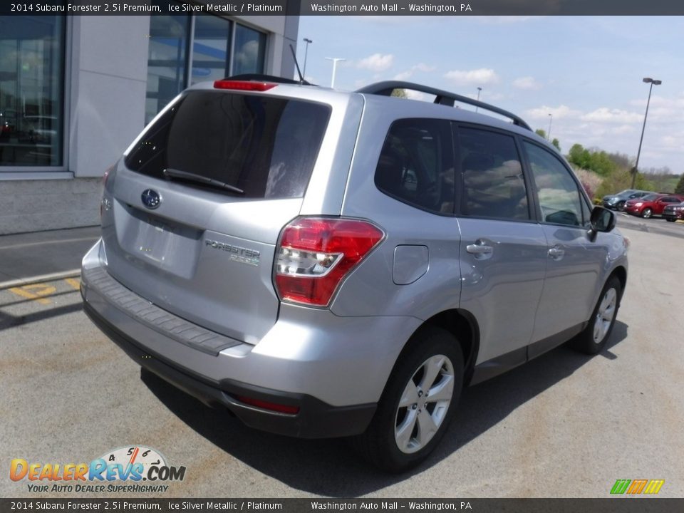 2014 Subaru Forester 2.5i Premium Ice Silver Metallic / Platinum Photo #10