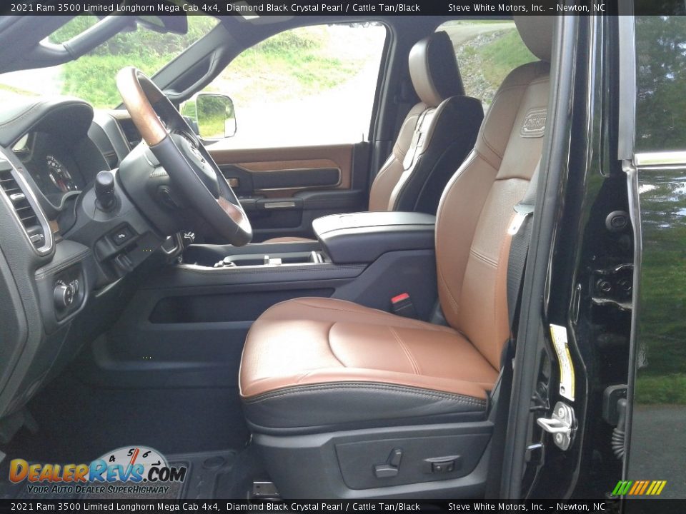 Front Seat of 2021 Ram 3500 Limited Longhorn Mega Cab 4x4 Photo #16