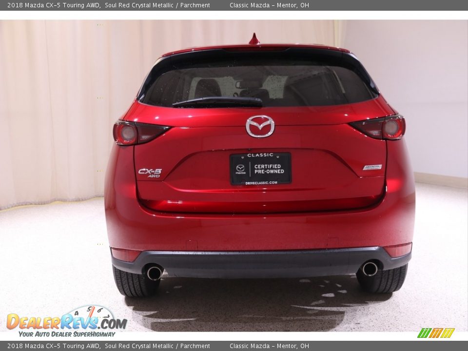 2018 Mazda CX-5 Touring AWD Soul Red Crystal Metallic / Parchment Photo #16