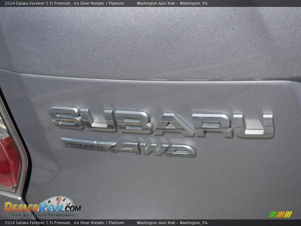 2014 Subaru Forester 2.5i Premium Ice Silver Metallic / Platinum Photo #11