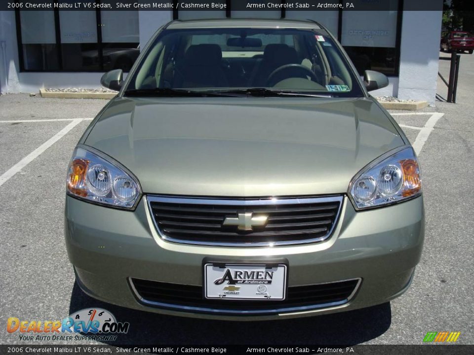 2006 Chevrolet Malibu LT V6 Sedan Silver Green Metallic / Cashmere Beige Photo #3