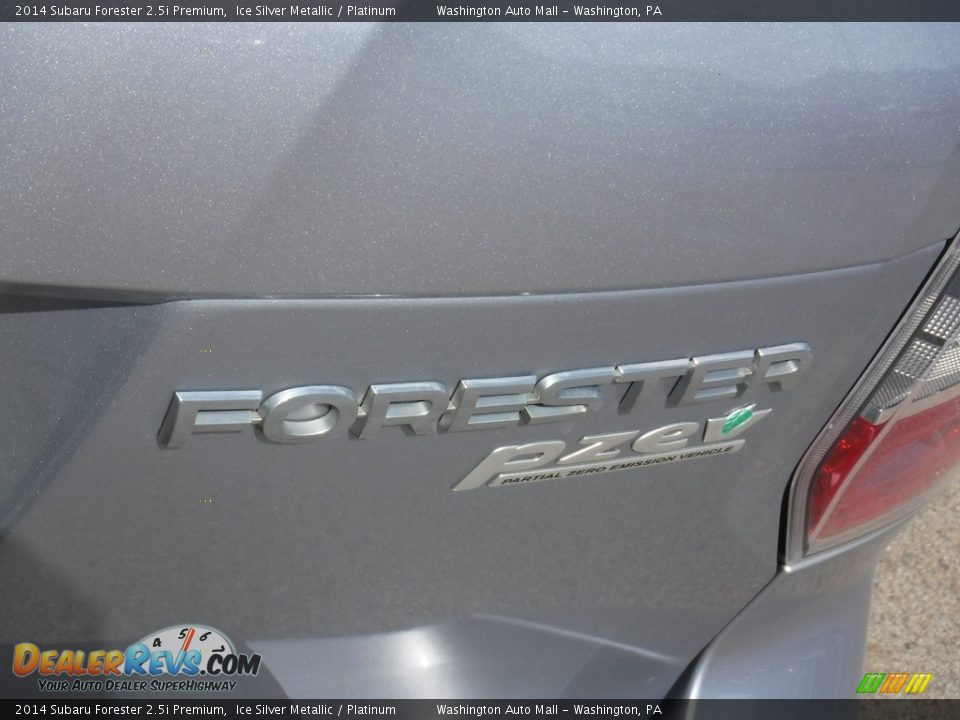 2014 Subaru Forester 2.5i Premium Ice Silver Metallic / Platinum Photo #12