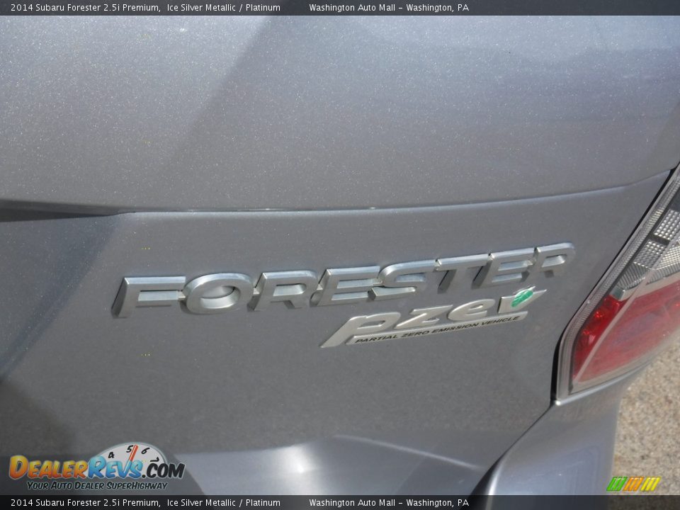 2014 Subaru Forester 2.5i Premium Ice Silver Metallic / Platinum Photo #12