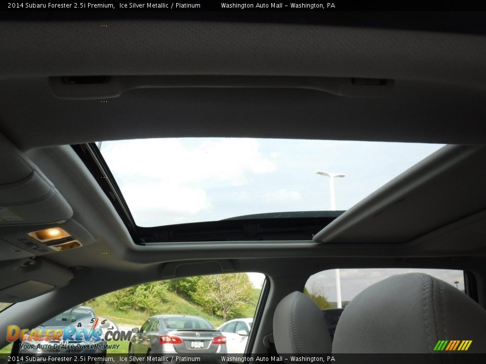2014 Subaru Forester 2.5i Premium Ice Silver Metallic / Platinum Photo #13