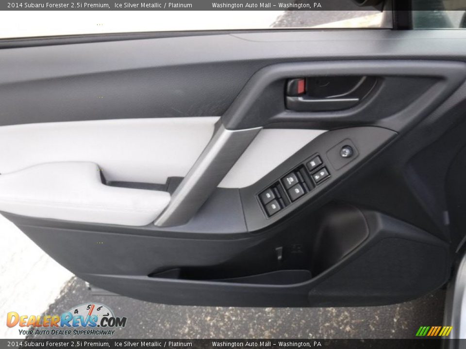 2014 Subaru Forester 2.5i Premium Ice Silver Metallic / Platinum Photo #14