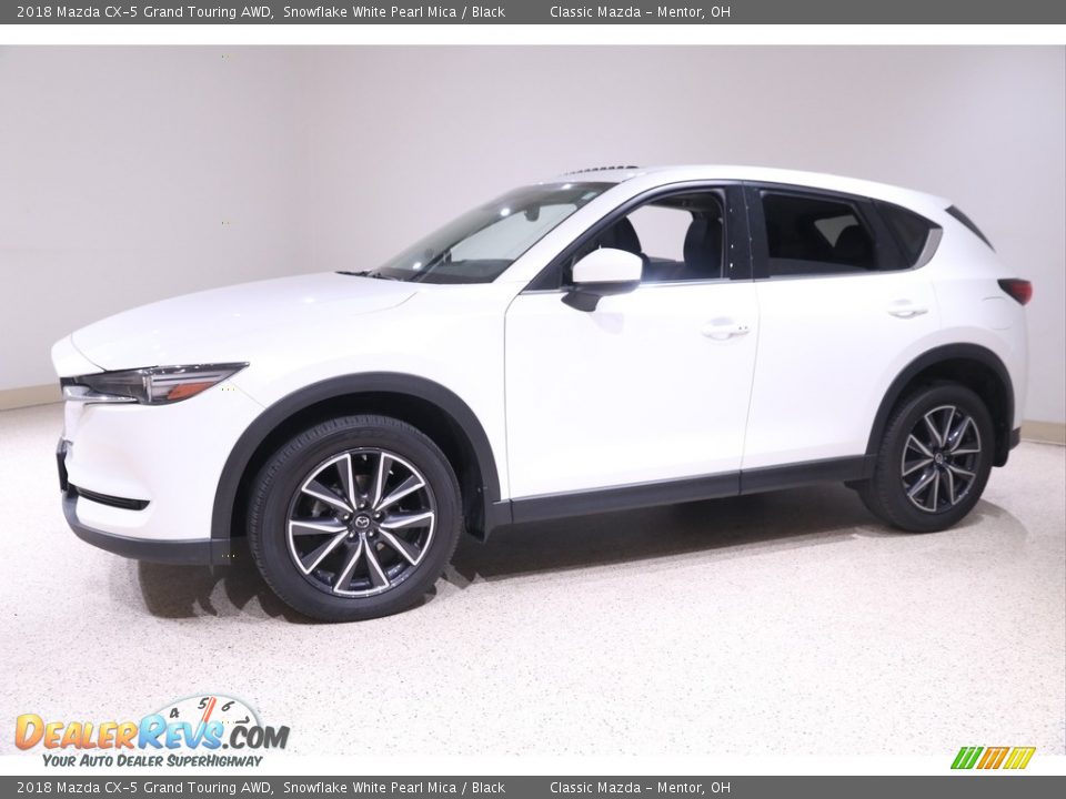 2018 Mazda CX-5 Grand Touring AWD Snowflake White Pearl Mica / Black Photo #3