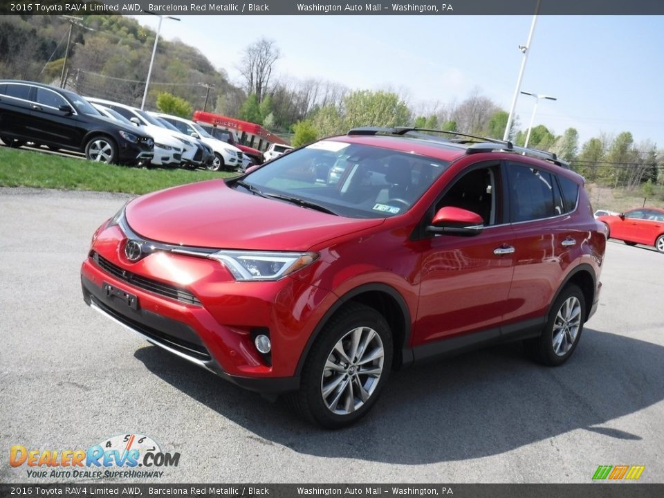 2016 Toyota RAV4 Limited AWD Barcelona Red Metallic / Black Photo #13