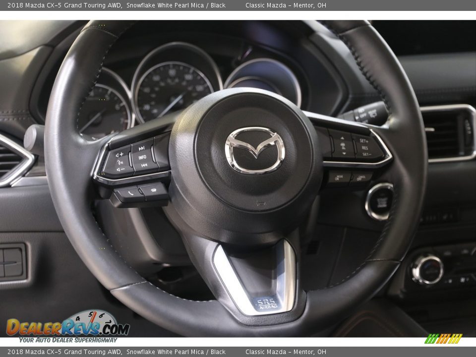 2018 Mazda CX-5 Grand Touring AWD Snowflake White Pearl Mica / Black Photo #7