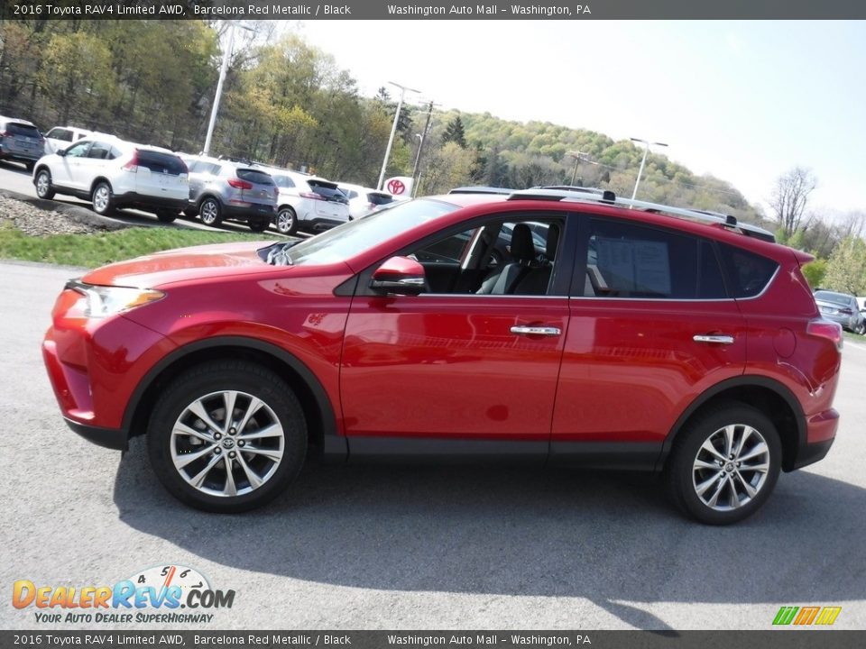 2016 Toyota RAV4 Limited AWD Barcelona Red Metallic / Black Photo #14