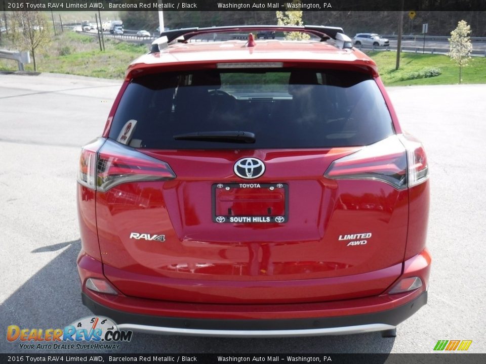 2016 Toyota RAV4 Limited AWD Barcelona Red Metallic / Black Photo #15