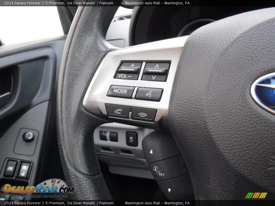 2014 Subaru Forester 2.5i Premium Ice Silver Metallic / Platinum Photo #22