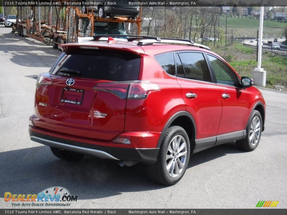 2016 Toyota RAV4 Limited AWD Barcelona Red Metallic / Black Photo #16