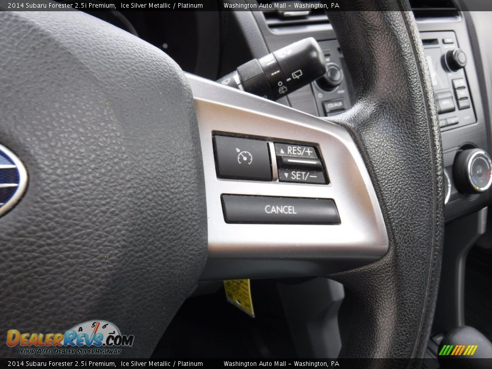 2014 Subaru Forester 2.5i Premium Ice Silver Metallic / Platinum Photo #23