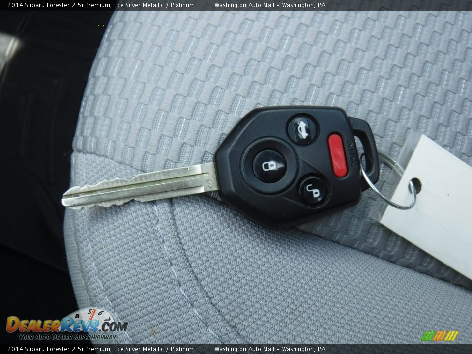 2014 Subaru Forester 2.5i Premium Ice Silver Metallic / Platinum Photo #27