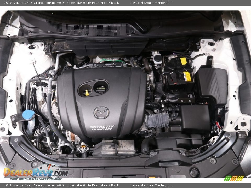 2018 Mazda CX-5 Grand Touring AWD Snowflake White Pearl Mica / Black Photo #17