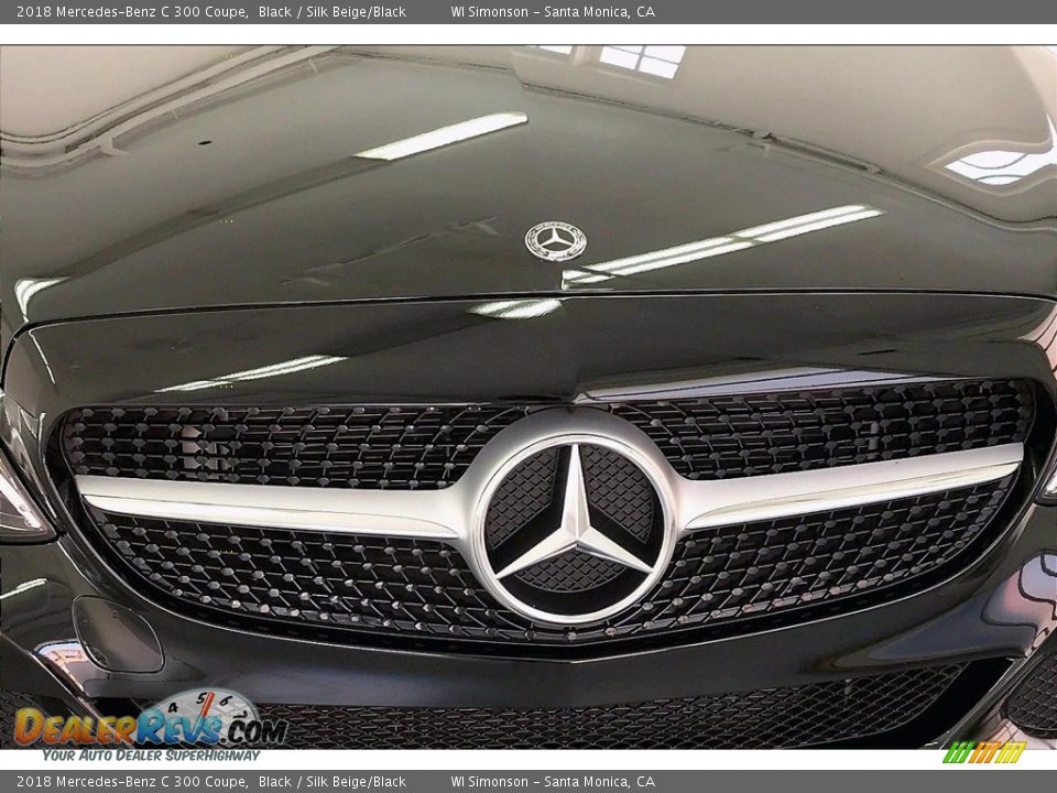 2018 Mercedes-Benz C 300 Coupe Black / Silk Beige/Black Photo #30