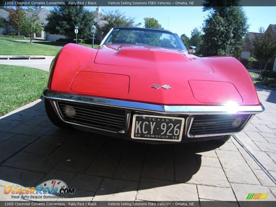 1968 Chevrolet Corvette Convertible Rally Red / Black Photo #2