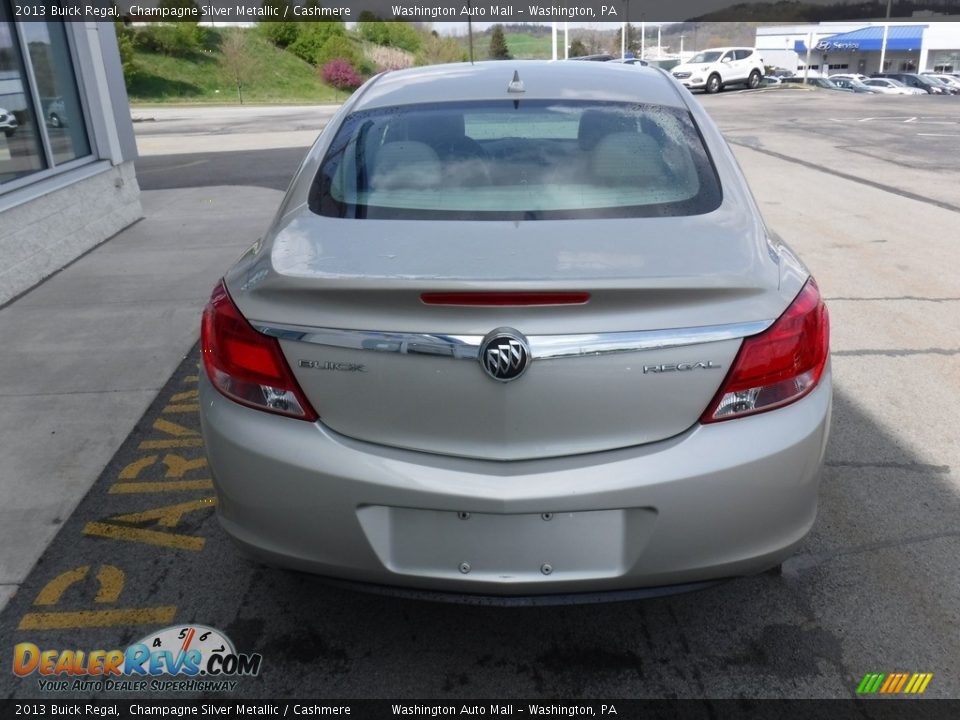 2013 Buick Regal Champagne Silver Metallic / Cashmere Photo #8