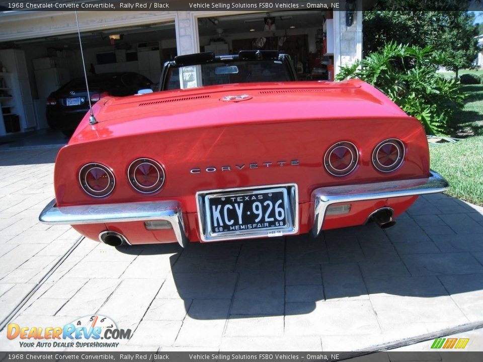 1968 Chevrolet Corvette Convertible Rally Red / Black Photo #4