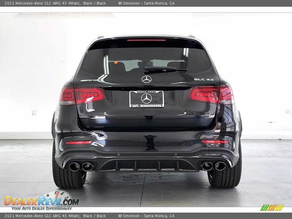 2021 Mercedes-Benz GLC AMG 43 4Matic Black / Black Photo #3