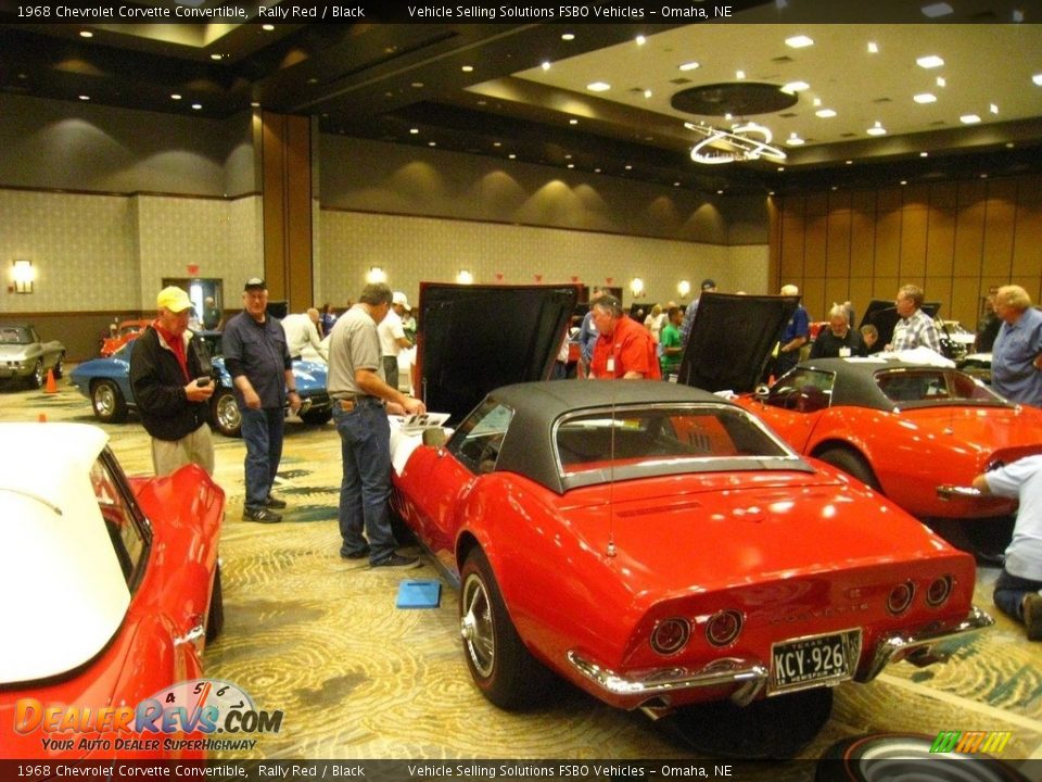 1968 Chevrolet Corvette Convertible Rally Red / Black Photo #8