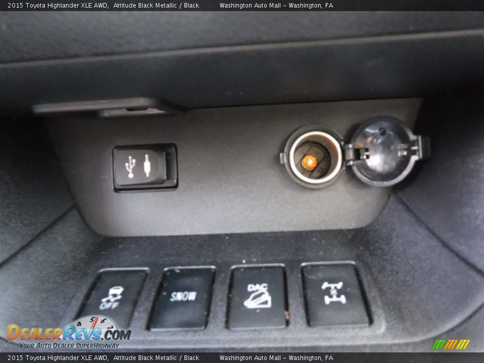 2015 Toyota Highlander XLE AWD Attitude Black Metallic / Black Photo #5