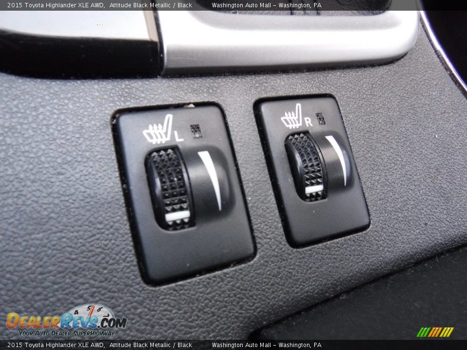 2015 Toyota Highlander XLE AWD Attitude Black Metallic / Black Photo #8