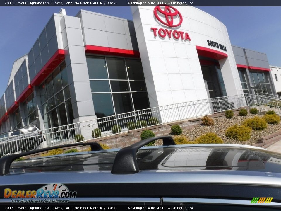 2015 Toyota Highlander XLE AWD Attitude Black Metallic / Black Photo #9