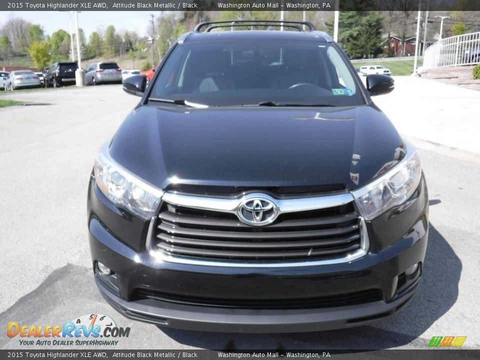 2015 Toyota Highlander XLE AWD Attitude Black Metallic / Black Photo #10