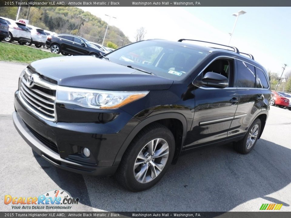 2015 Toyota Highlander XLE AWD Attitude Black Metallic / Black Photo #11