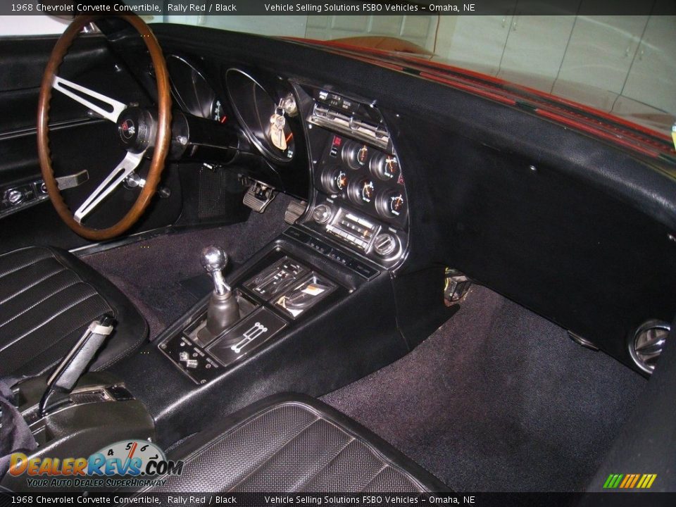 1968 Chevrolet Corvette Convertible Rally Red / Black Photo #14