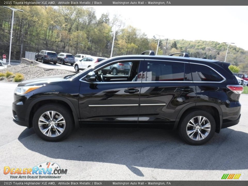 2015 Toyota Highlander XLE AWD Attitude Black Metallic / Black Photo #12