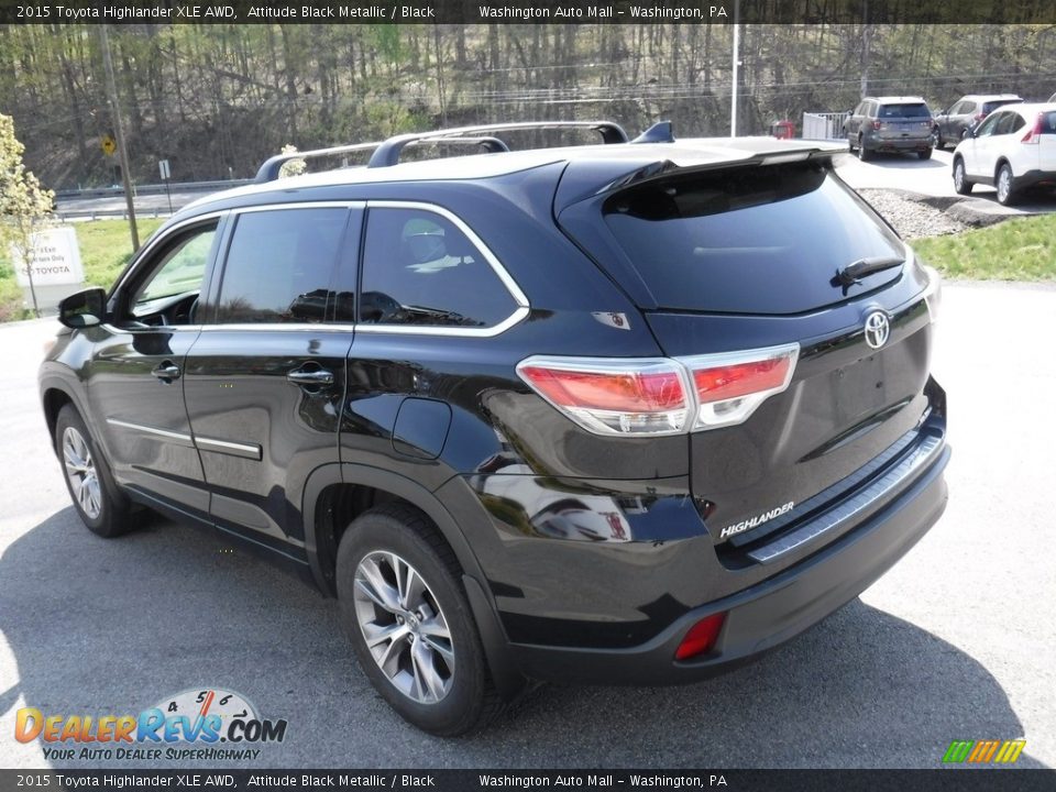 2015 Toyota Highlander XLE AWD Attitude Black Metallic / Black Photo #13