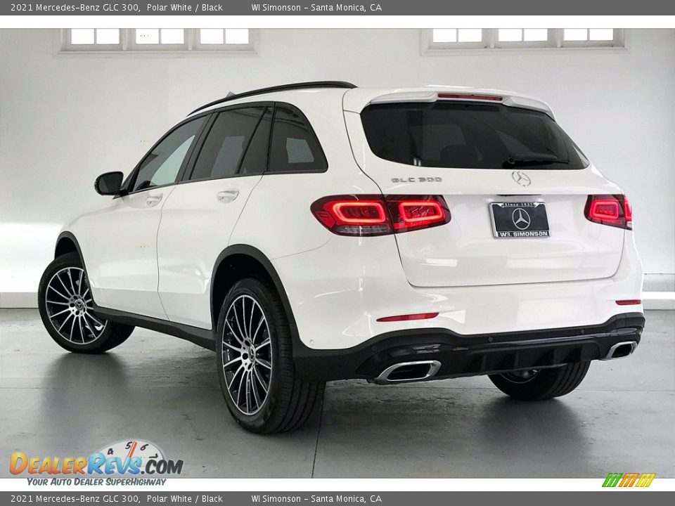 2021 Mercedes-Benz GLC 300 Polar White / Black Photo #2