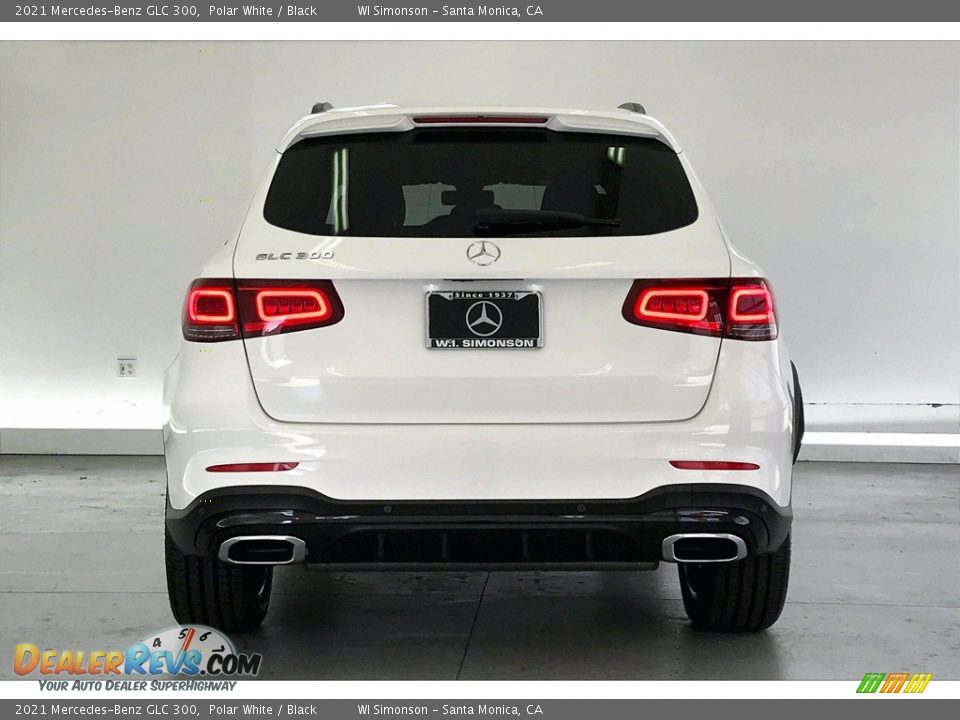 2021 Mercedes-Benz GLC 300 Polar White / Black Photo #3