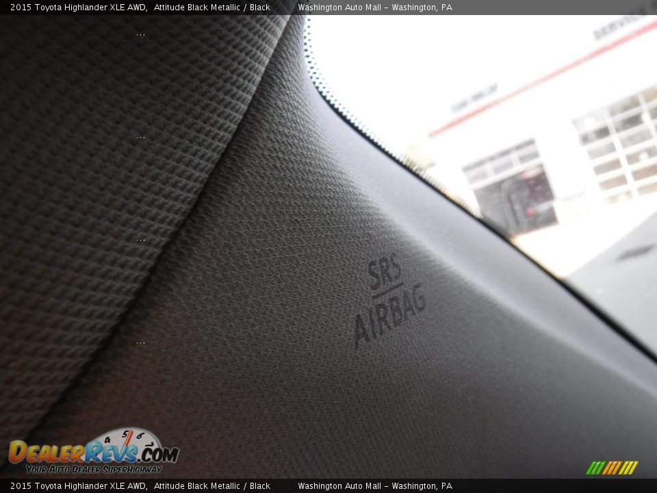 2015 Toyota Highlander XLE AWD Attitude Black Metallic / Black Photo #22