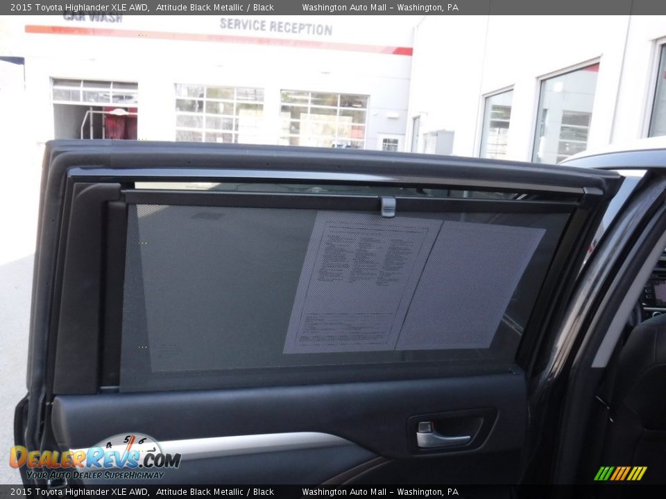 2015 Toyota Highlander XLE AWD Attitude Black Metallic / Black Photo #24