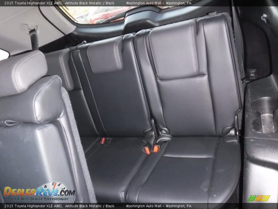 2015 Toyota Highlander XLE AWD Attitude Black Metallic / Black Photo #25