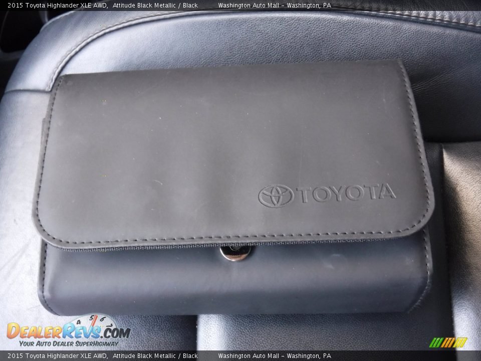 2015 Toyota Highlander XLE AWD Attitude Black Metallic / Black Photo #27