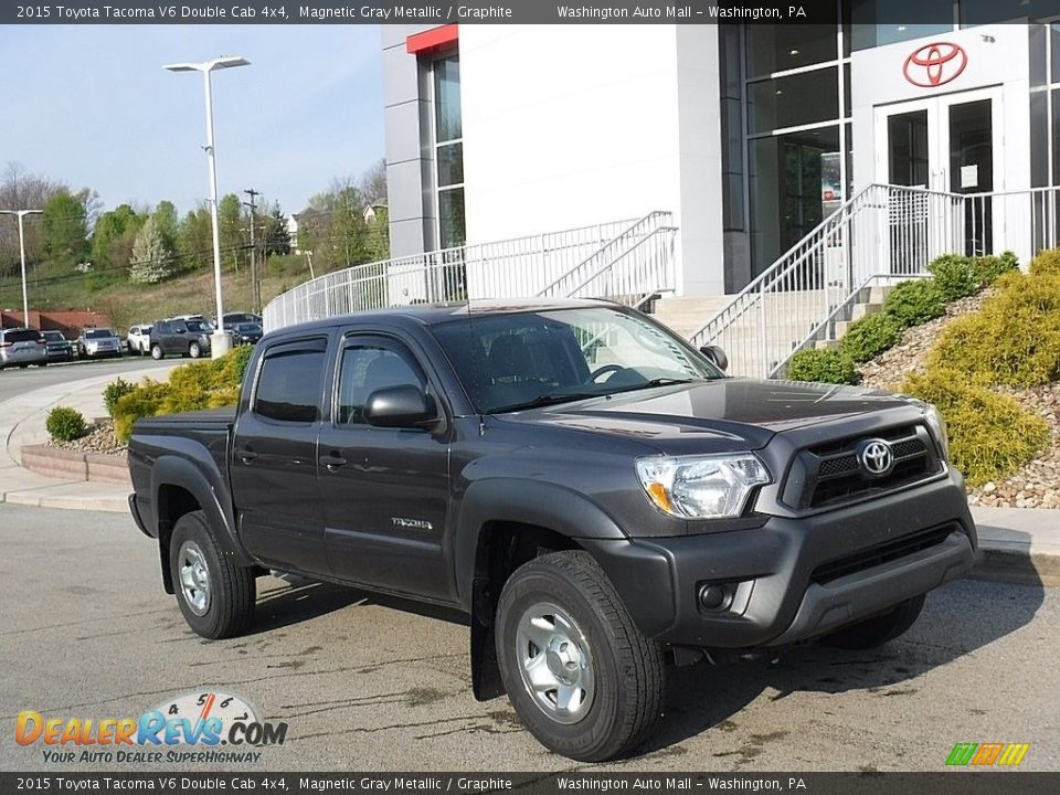 2015 Toyota Tacoma V6 Double Cab 4x4 Magnetic Gray Metallic / Graphite Photo #1