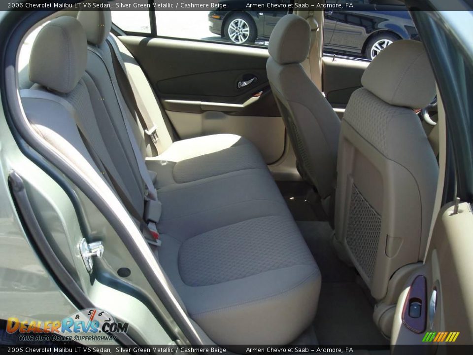2006 Chevrolet Malibu LT V6 Sedan Silver Green Metallic / Cashmere Beige Photo #18