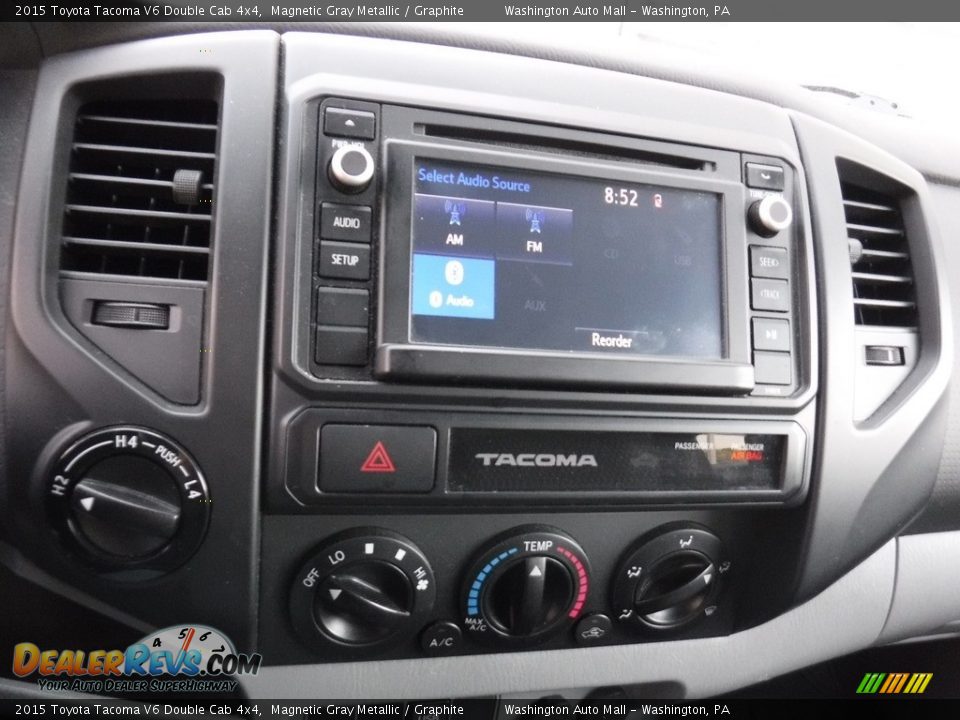 2015 Toyota Tacoma V6 Double Cab 4x4 Magnetic Gray Metallic / Graphite Photo #3
