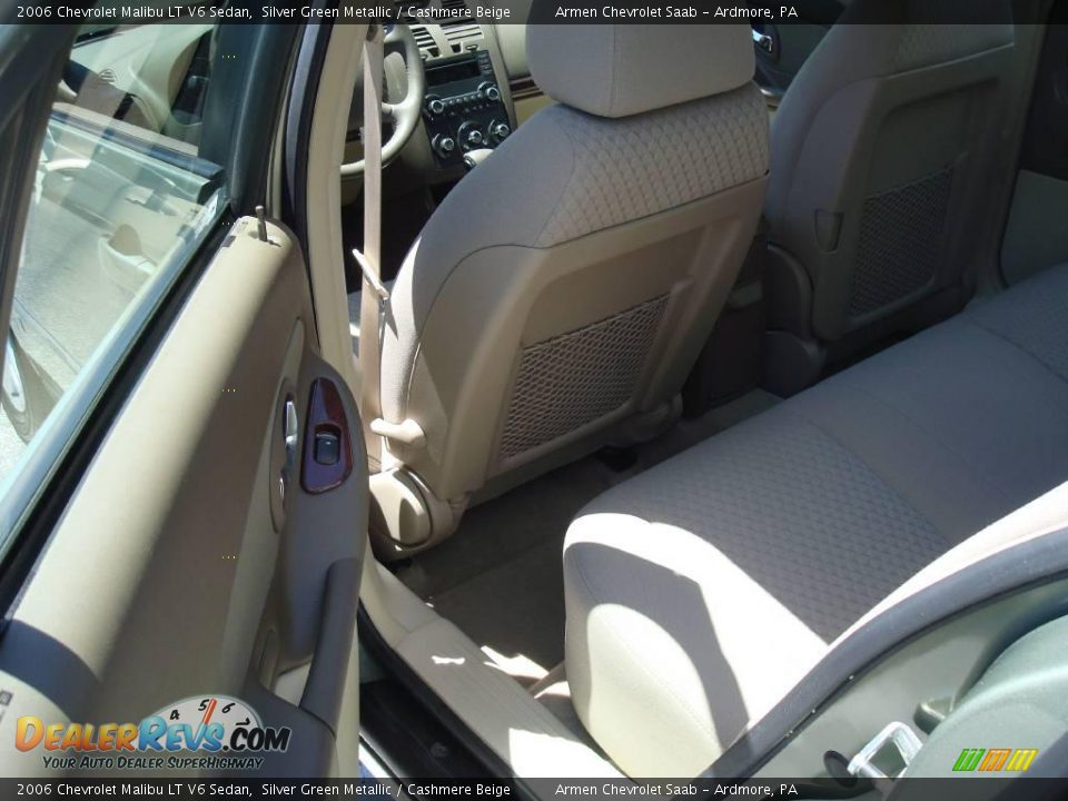 2006 Chevrolet Malibu LT V6 Sedan Silver Green Metallic / Cashmere Beige Photo #19